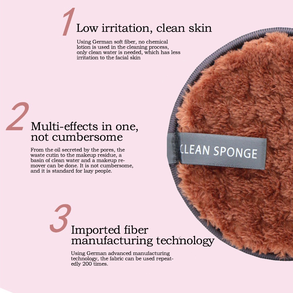 Mút Cotton Mềm Tẩy Trang Có Thể Tái Sử Dụng