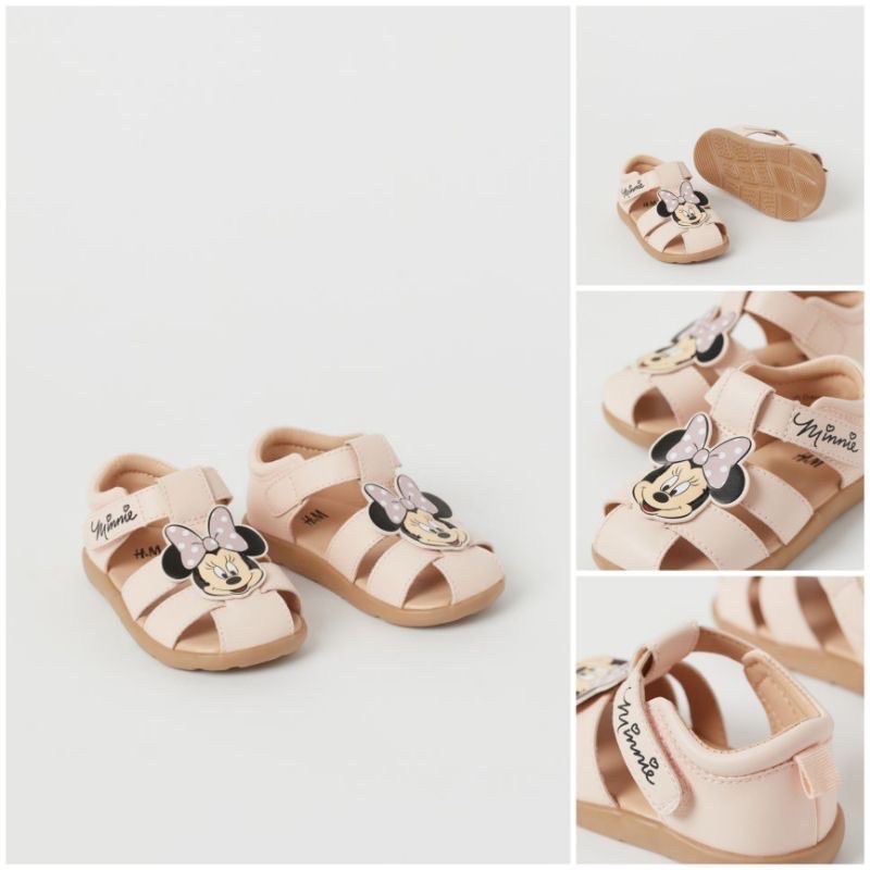 Dép sandal H.M xuất hình Mickey 2 màu cho bé