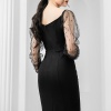 Đầm nữ thiết kế dáng ôm tay ren voan Gemmi fashion, DK8424