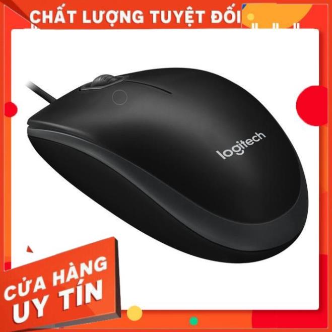 DA Chuột có dây Logitech B100 Dây dài 1.8M thiết kế ôm tay thuận cả 2 tay ARIGATOVN[HN] giá đẹp