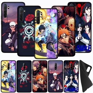 Oppo Realme C3 C2 6 5 5I 5S 3 Pro 2 A5 Q XT XT Vỏ Mềm Màu Đen Vỏ Điện Thoại Anime Sasuke NARUTO Akatsuki