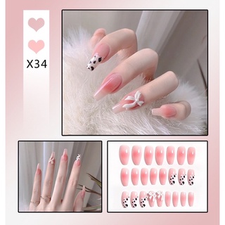 Bộ 24 móng giả form dài cao cấp