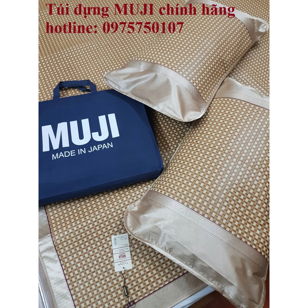 CHIẾU MÂY MUJI CHÍNH HÃNG XUẤT NHẬT (TEM MÁC, TÚI ĐỰNG) (NẰM ĐƯỢC 2 MẶT)