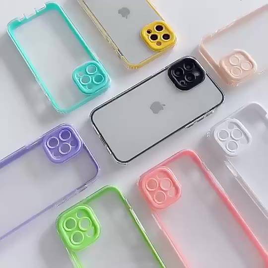 Ốp Điện Thoại TPU Mềm Trong Suốt Chống Sốc 3 Trong 1 Cho iPhone 13 12 11 Pro Max XR X XS Max 7 8 Plus | BigBuy360 - bigbuy360.vn