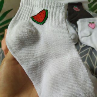 Sỉ set 10 đôi tất trái cây dâu 🍓🍓🍓
