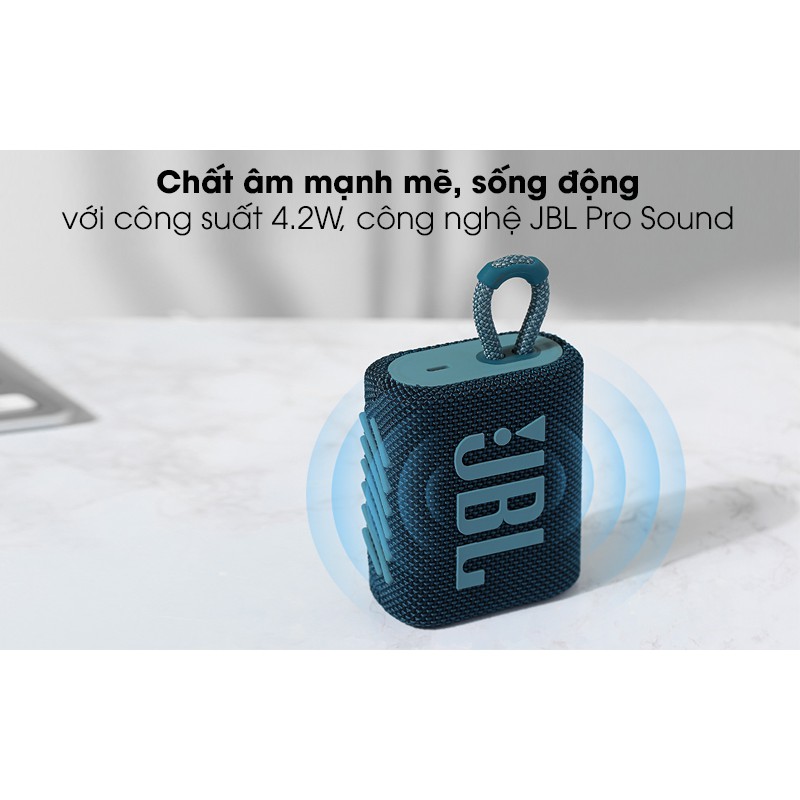 Loa bluetooth JBL Go 3 chính hãng - bảo hành 12 tháng
