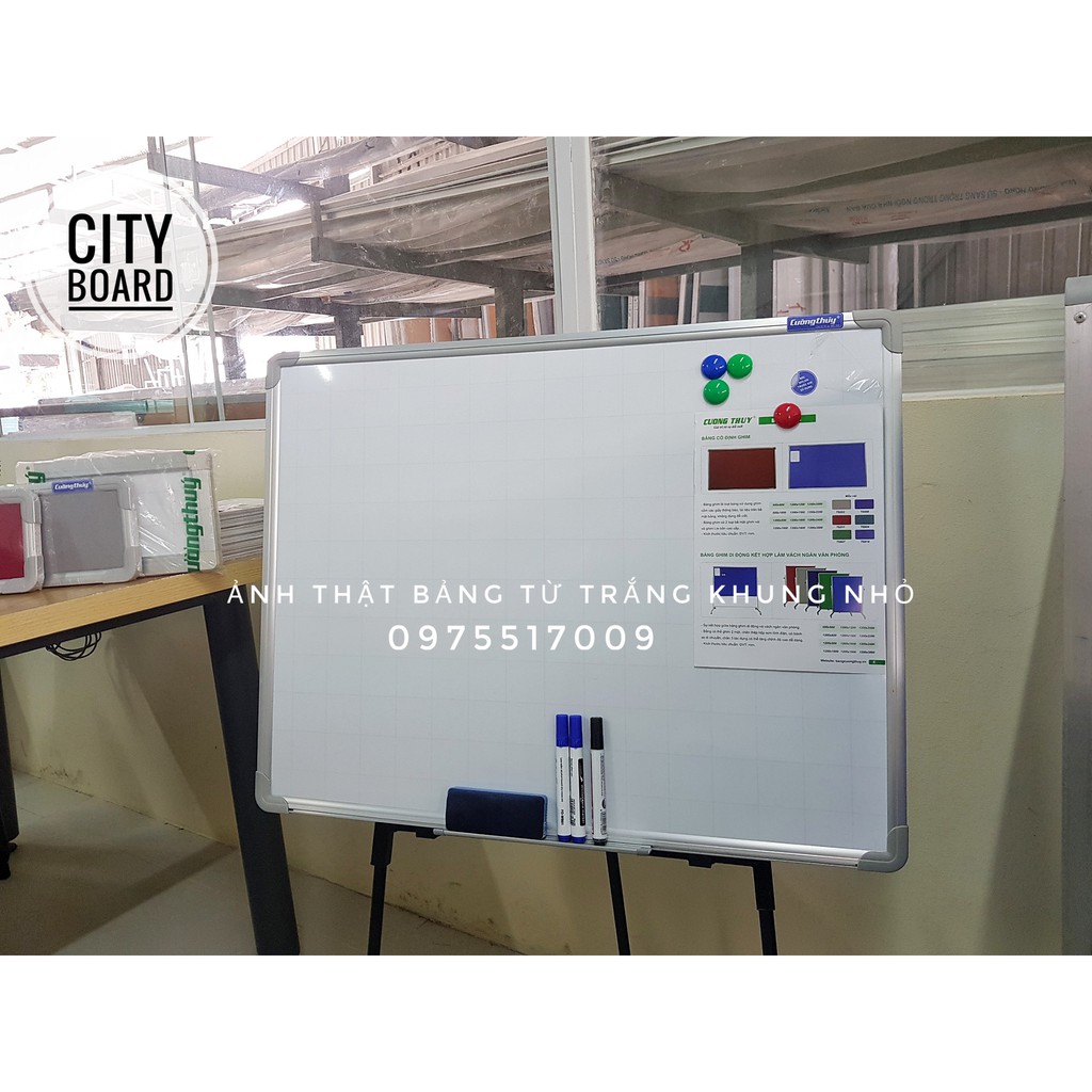 Bảng từ trắng , KT: 80x120cm dòng Standard - Bảng Cường Thúy