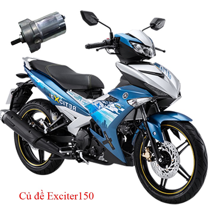 Mô tơ đề xe NOUVO, EXCITER 150, 135 - Củ đề xe máy Yamaha