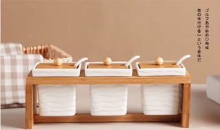 SET 3 HŨ GIA VỊ VUÔNG