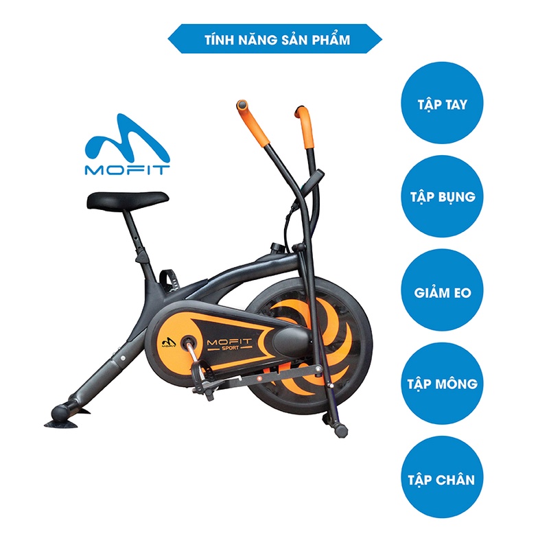 Xe đạp tập Gym MOFIT MO 2060 - Xe đạp tập thể dục, FITNESS tại nhà Hàng nhập khẩu CAO CẤP - Thiết kế hiện đại, chắc chắn