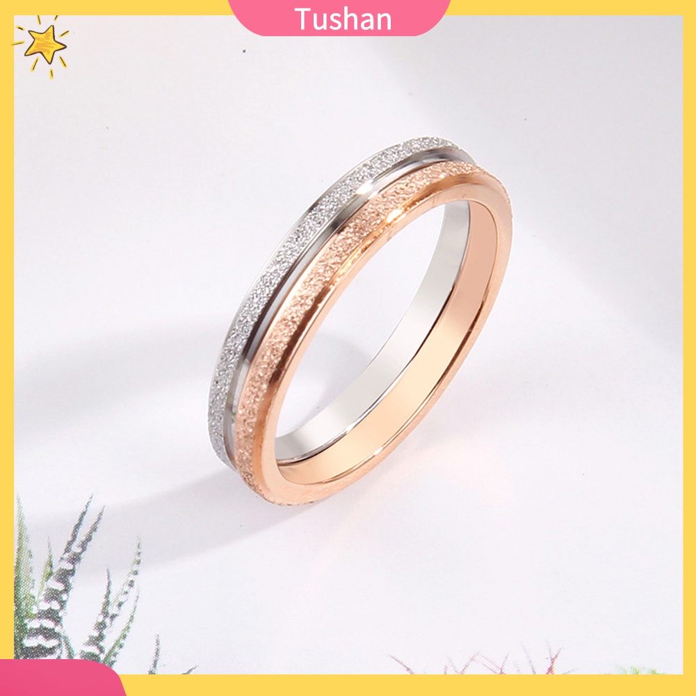 Nhẫn Cưới Bằng Thép Titanium Cho Nam Và Nữ