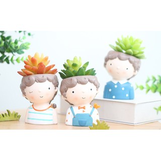 Chậu cây cậu bé ốc sên