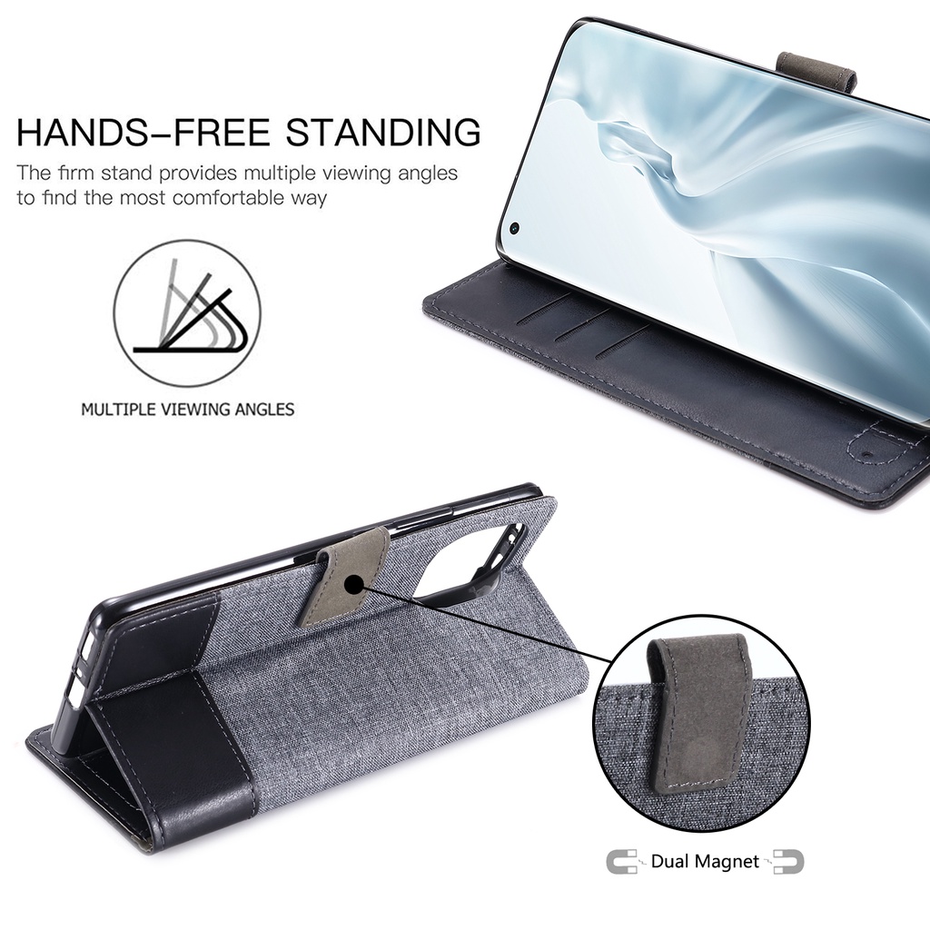 Bao Da Điện Thoại Nắp Lật Chống Sốc Cho Vivo Y33S Y21S Y33 Y21 S Y30 Y50 Y12 Y15 Y17 Y20I Y20S Y20 Y12S 4G 5G