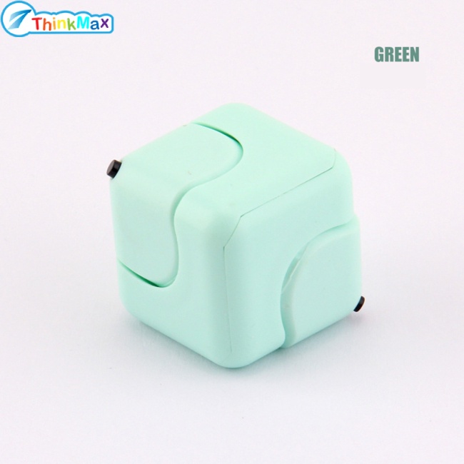 Thinkmax Rubik's Cube vuông lốc xoáy đầu ngón tay con quay/xúc xắc hình vuông ngón tay con quay/giải nén Rubik's Cube ngón tay đồ chơi