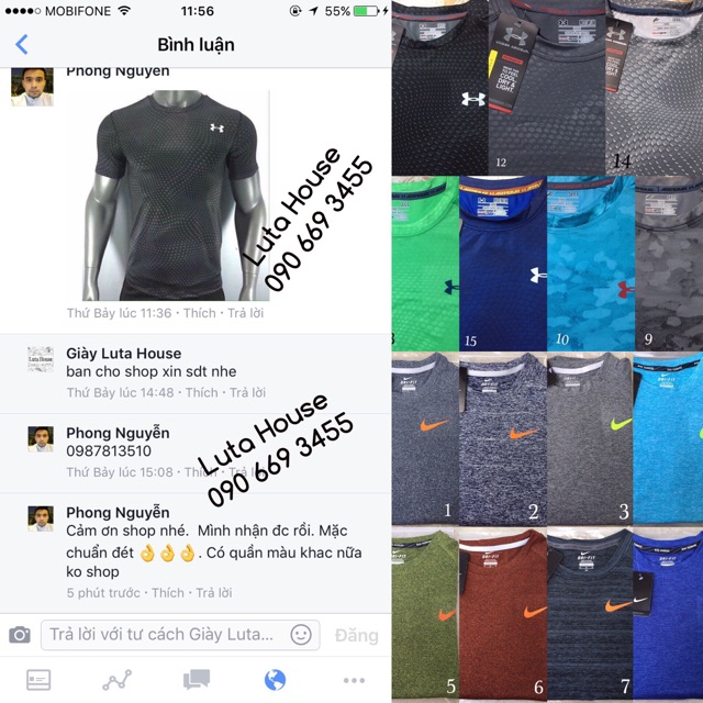 Áo thun thể thao Xả KHO