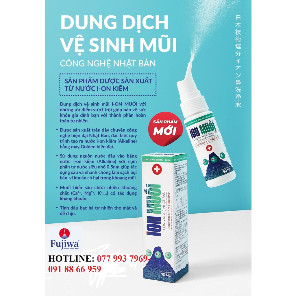 Chai dung dịch vệ sinh mũi