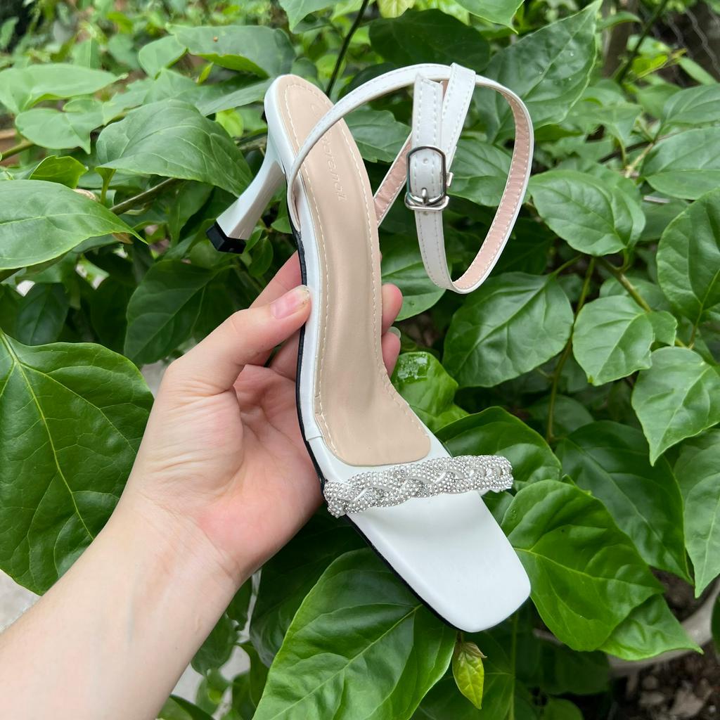 Sandal quai đá, giày cao gót quai mảnh7-8p - mã H47
