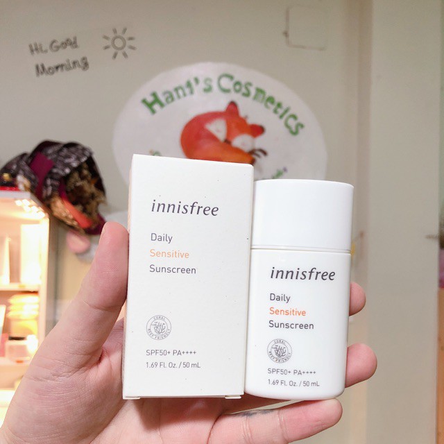 Kem chống nắng Innisfree Daily Sensitive Sunscreen SPF50+ PA++++ 50ml