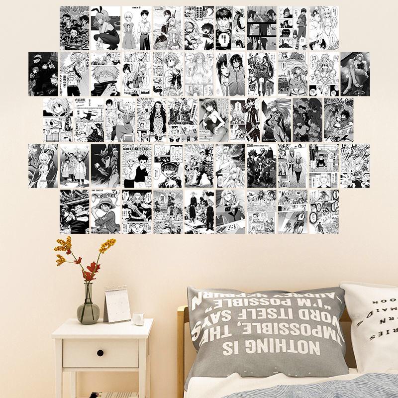 Combo 16 tấm Wall Collage ảnh dán tường trang trí phòng ngủ - theme MANGA
