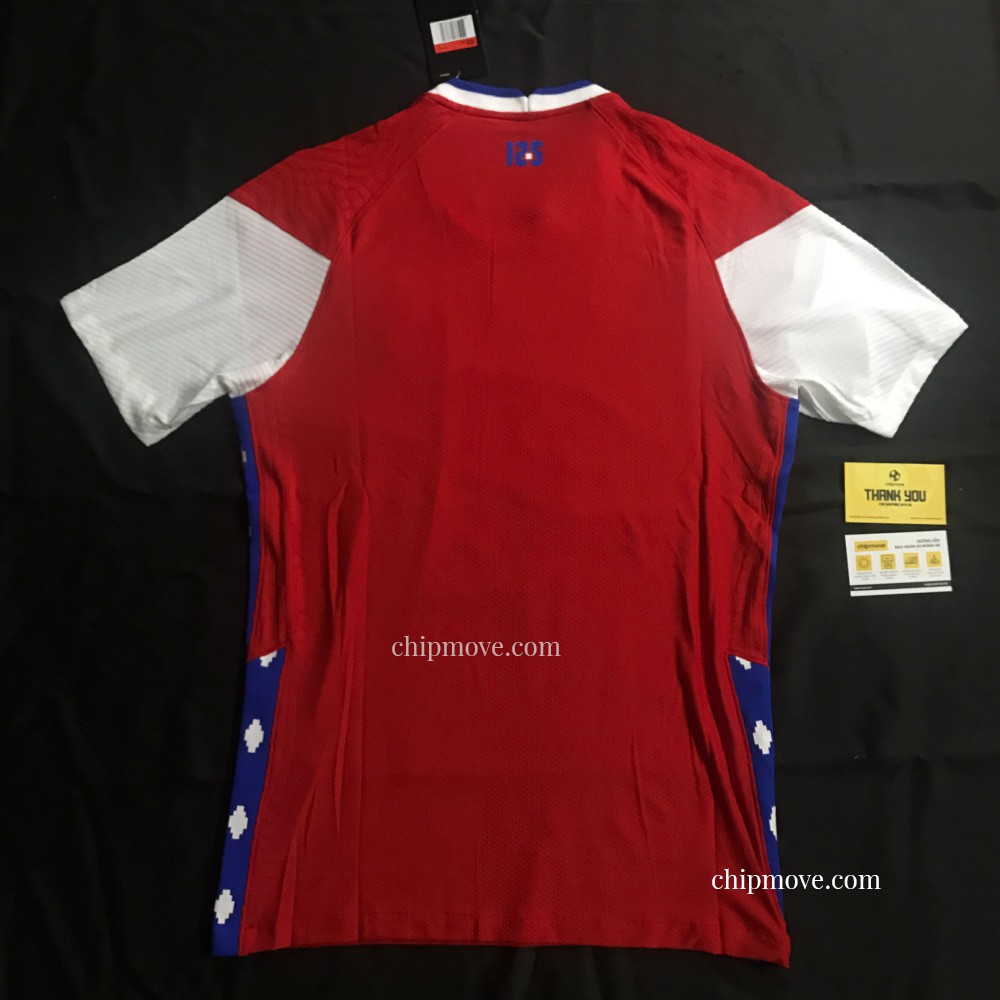 Áo bóng đá tuyển Chile đỏ 2020 Player sân nhà Thái cao cấp