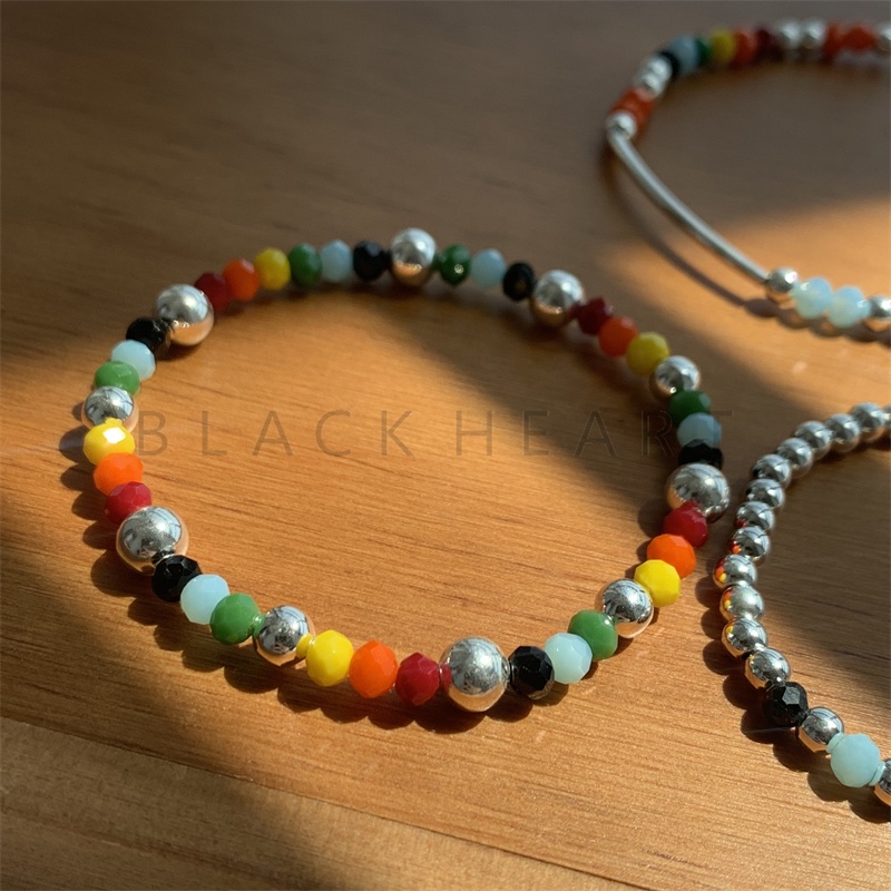 Vòng Đeo Tay Hình Trái Tim/Gấu/Mặt Cười Màu Sắc Xinh Xắn Thời Trang