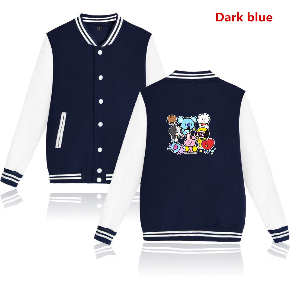Áo khoác bóng chày thời trang BTS