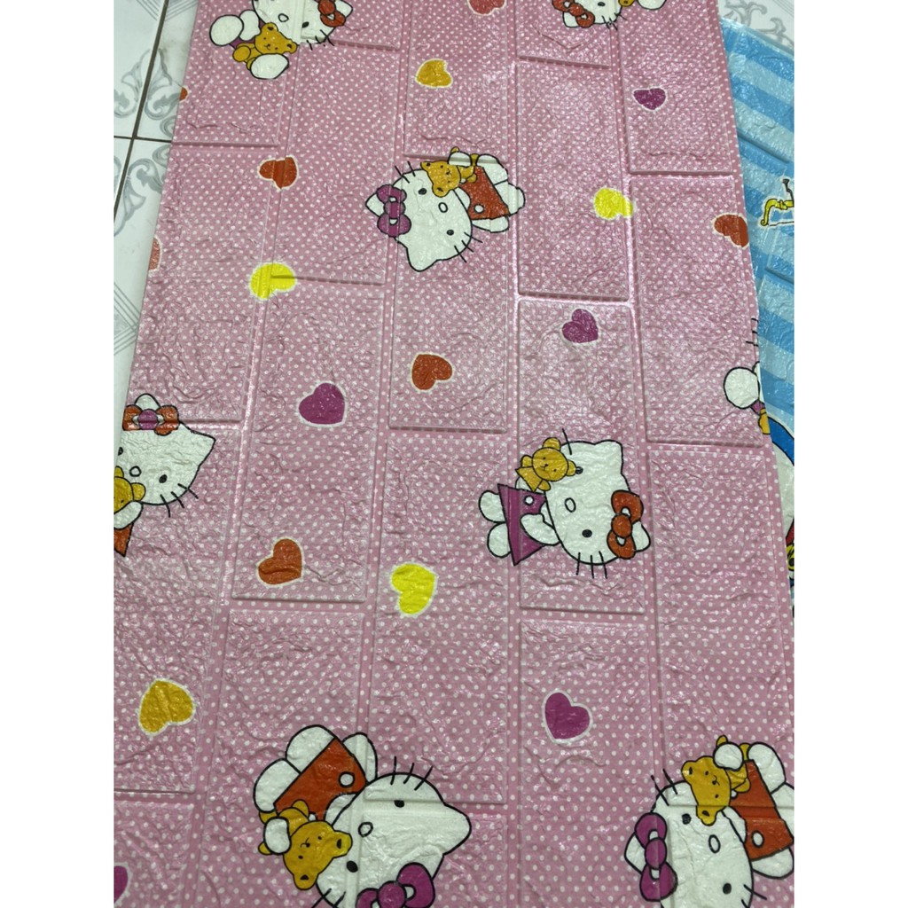 TẤM XỐP DÁN TƯỜNG HÌNH ẾCH , DORAEMOM, HELLOKITTY CHỐNG ẨM CÁCH ÂM CÁCH NHIỆT CHẤT LƯỢNG CAO