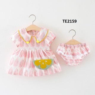 [CAO CẤP] SET ĐỒ VÁY BÉ GÁI MÀU HỒNG BÁNH BÈO CỰC DỄ THƯƠNG