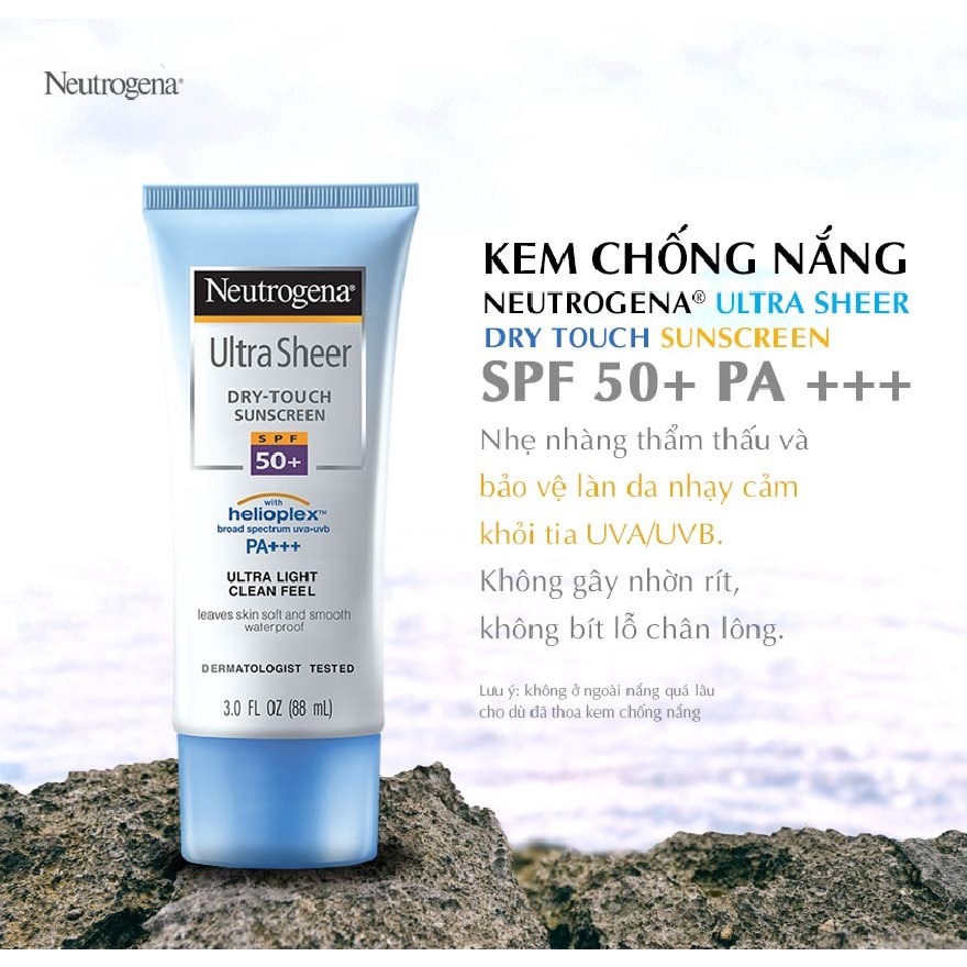 Kem Chống Nắng Neutrogena Ultra Sheer SPF50+ 88ml