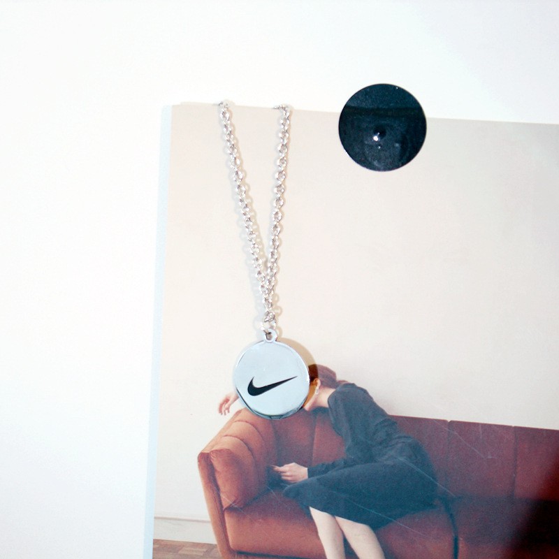 vòng cổ Mặt Thẻ Tròn Phong Cách Hàn Quốc Cho Cặp Đôi