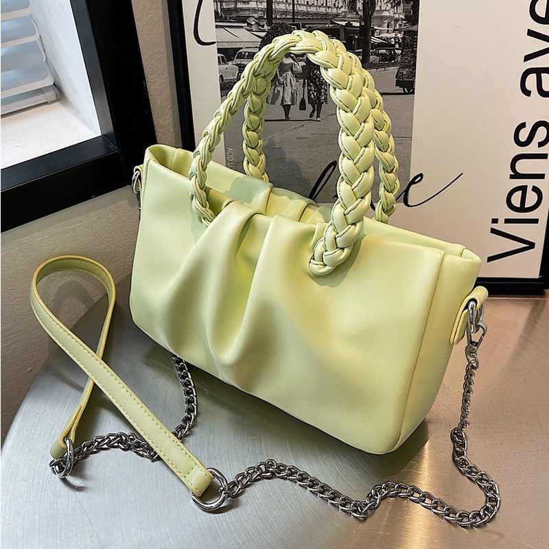 IELGYHigh-quality chain messenger bag large-capacity hand-held shoulder tote bag