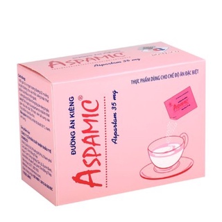 Đường ăn kiêng aspamic hộp 100 gói