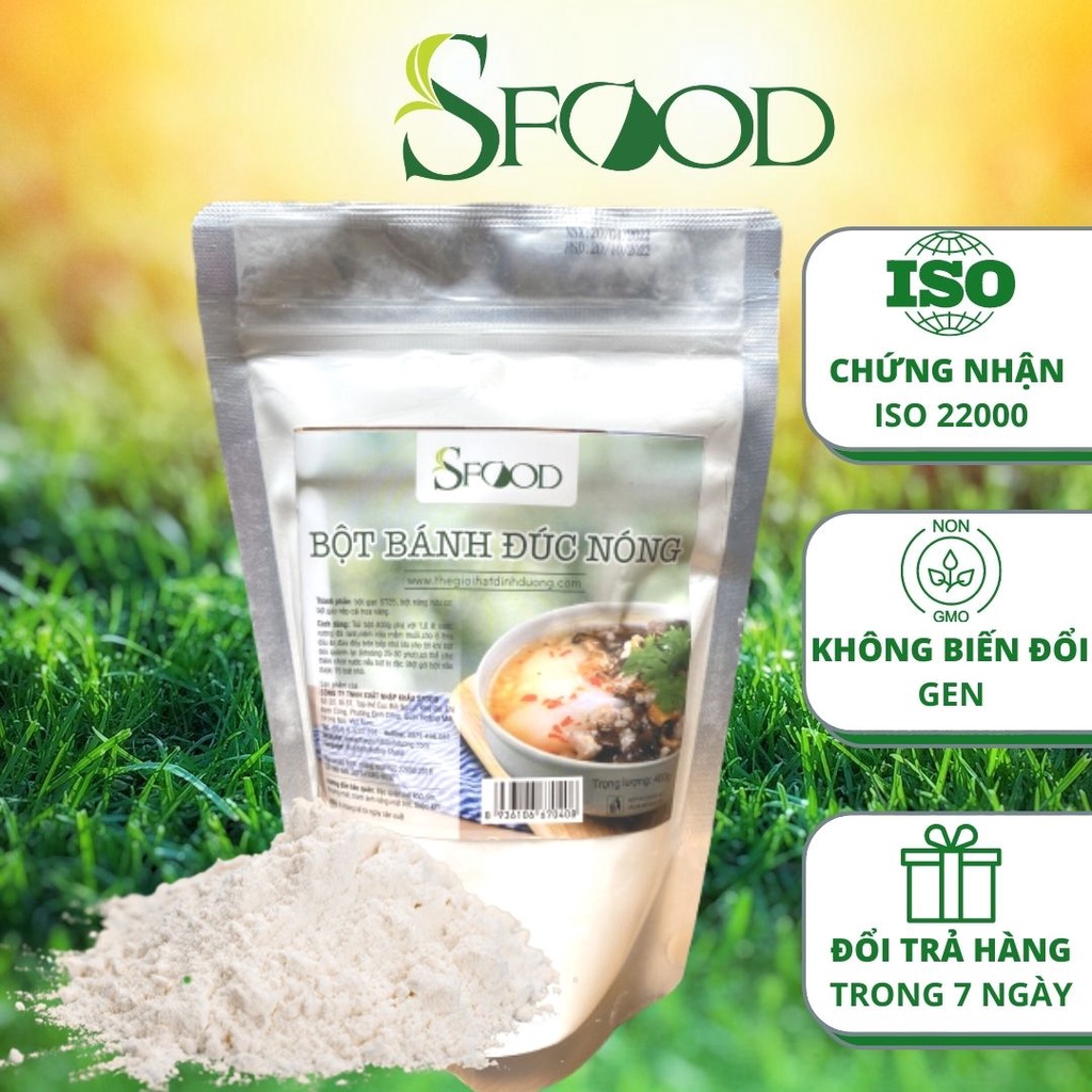 Bột bánh đúc trộn sẵn SFOOD 400gram