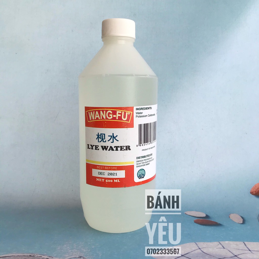 Nước tro tàu làm bánh Singapore 500ml - PL121
