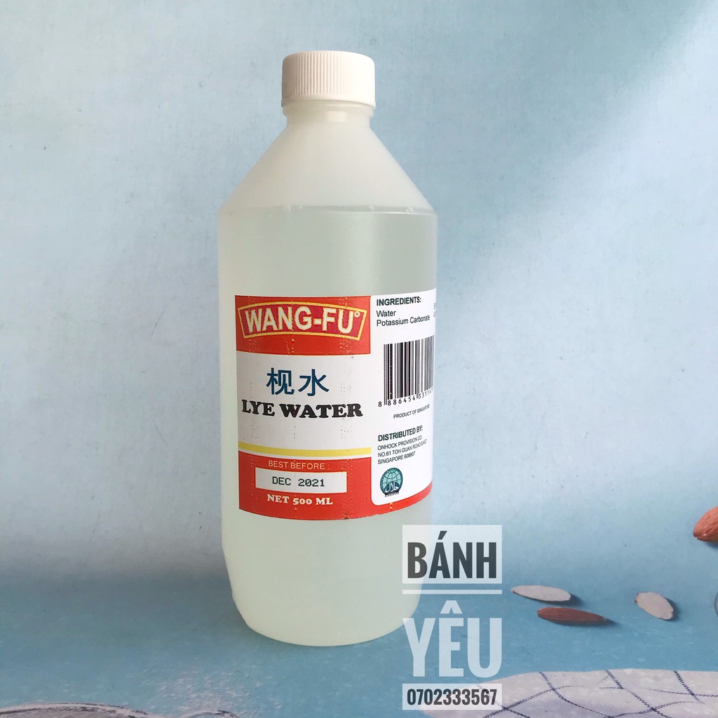 Nước tro tàu làm bánh Singapore 500ml