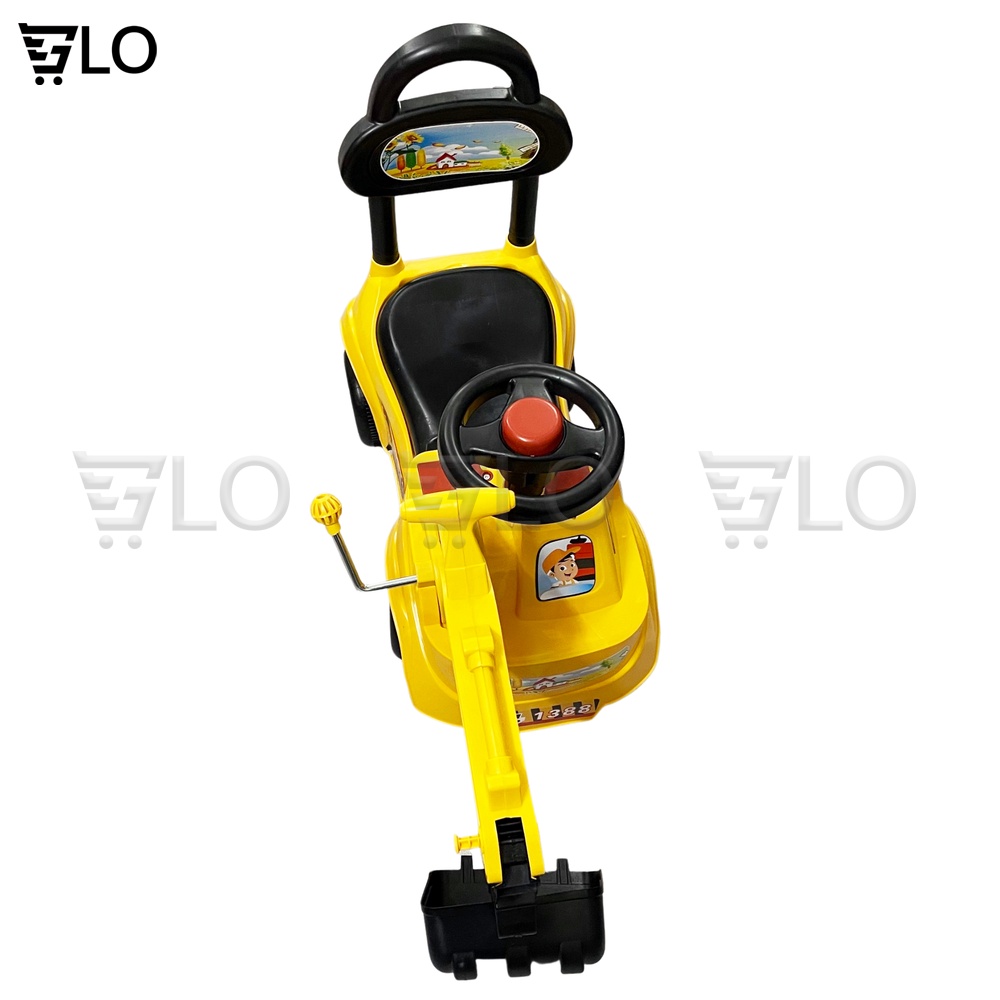 [Hỏa Tốc HCM] Xe Cần Cẩu Chòi Chân Cho Bé Cỡ Lớn Có Nhạc Tải trọng 35kg