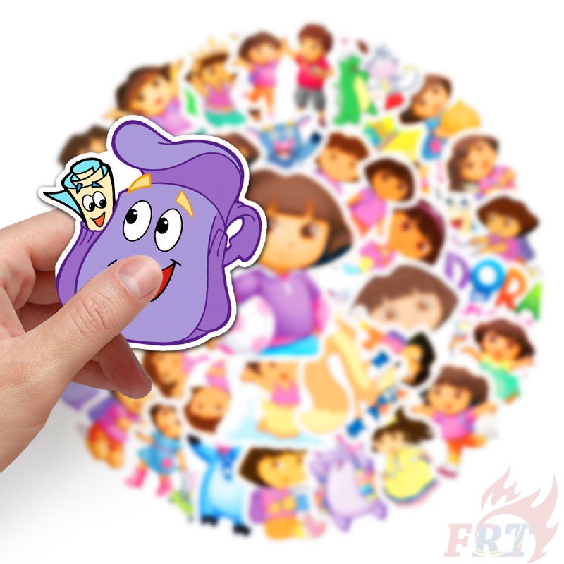 ❉ Hình Dán Dora The Explorer Series 01 ❉ Bộ 50 Miếng Dán Chống Thấm Nước Thời Trang
