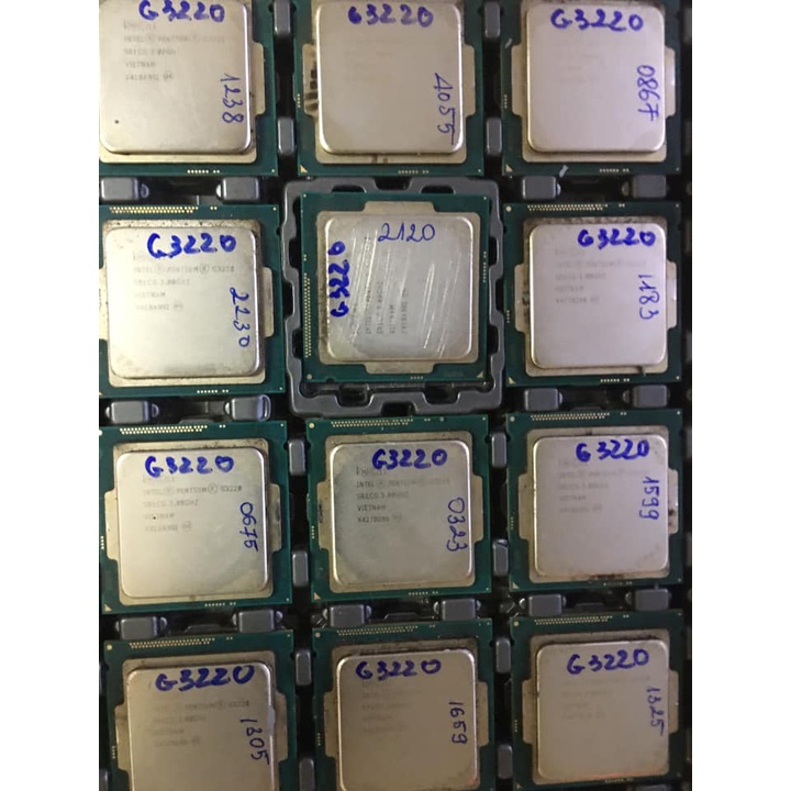 Bộ Vi Xử Lý  CPU G2120-2030 (Sk 1155) - G1840 - G3420 - G3250  - G3260 - G 3450 (Sk 1150) Giá Rẻ Chuẩn - Vi Tính Bắc Hải