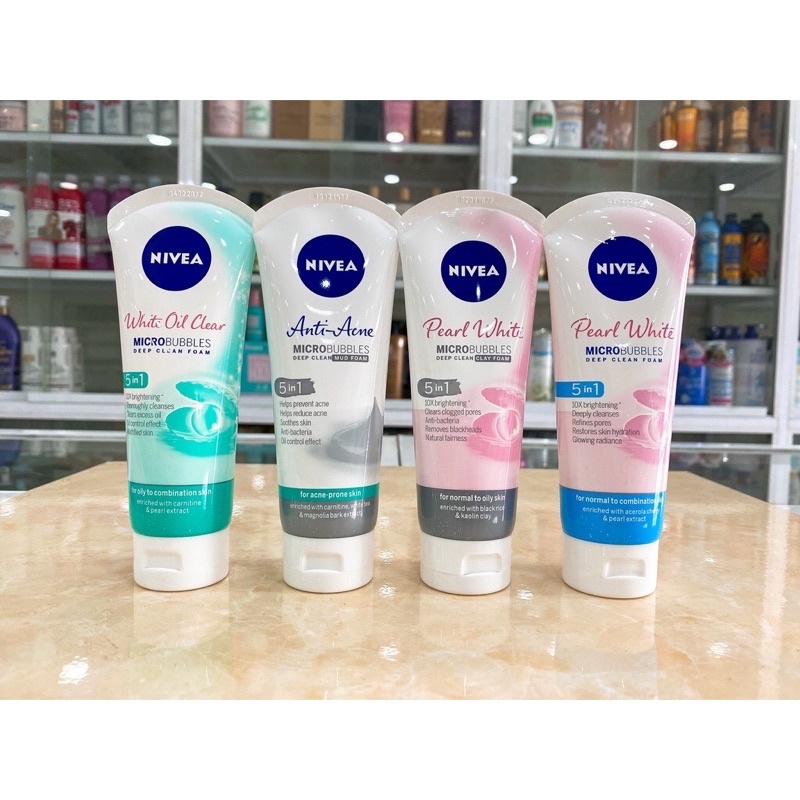 Sữa Rửa Mặt Nivea Nữ Trắng Da Hàng Công Ty