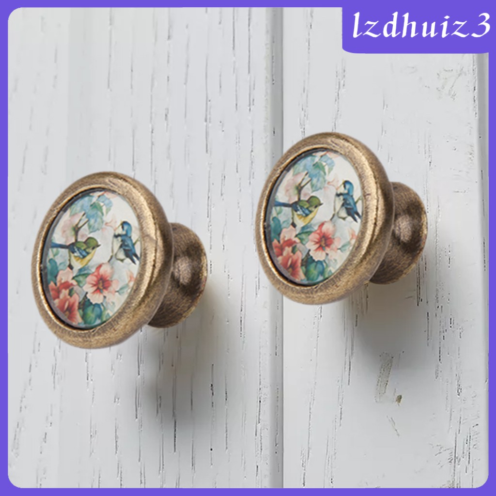 Tay nắm gắn ngăn kéo tủ trang trí phong cách Vintage sang trọng