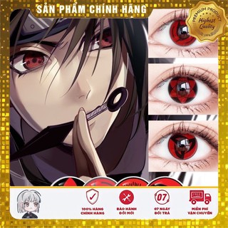 [ Lens Sharingan ] Mangekyo Sharingan Cosplay Anime Naruto, Bản Cao Cấp Chống Mỏi, Khô Nhức Mắt, JiuMei Princess.