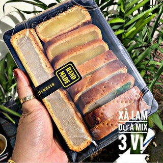 Handmade Bánh Xà Lam Nhân Dừa, Đậu Xanh, Lá Dứa