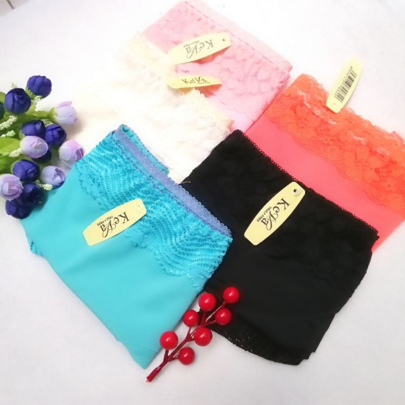 Quần Lót Nữ Su Thun Lạnh Phối Ren Cạp Cao 40kg đến 60kg | BigBuy360 - bigbuy360.vn