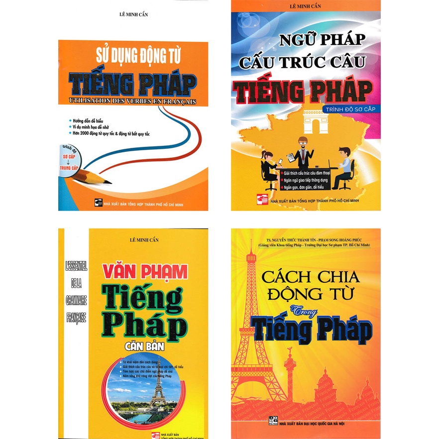 Sách - Combo Học Tiếng Pháp Cho Người Mới Bắt Đầu