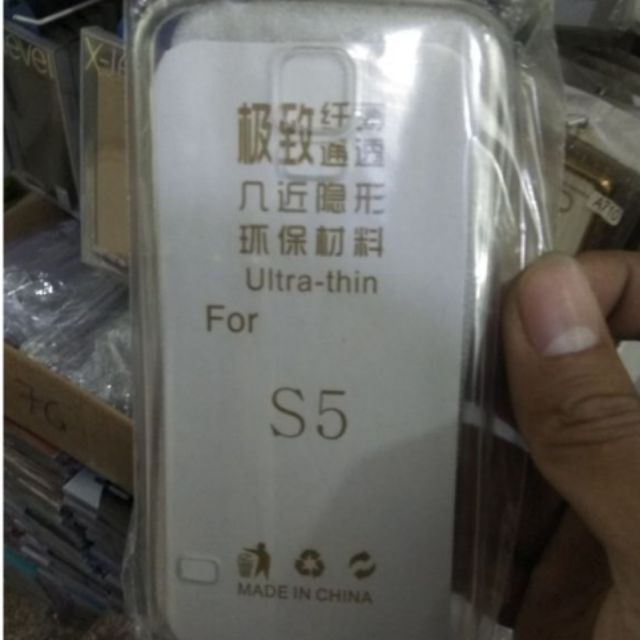 Ốp lưng galaxy S5 silicon dẻo trong suốt siêu mỏng 0.5mm