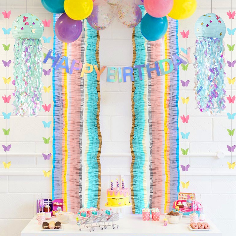 Lồng đèn giấy hình nàng tiên cá đại dương trang trí tiệc sinh nhật