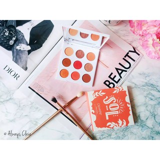 Bảng màu mắt Colourpop SOL Pressed Powder Shadow Palette.