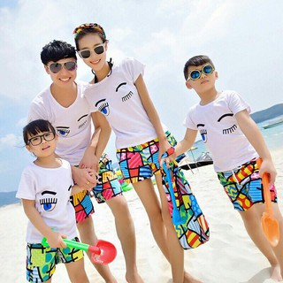 Quần áo đi biển, đồng phục gia đình, mẫu đẹp 2019 - mã AGD16Q06