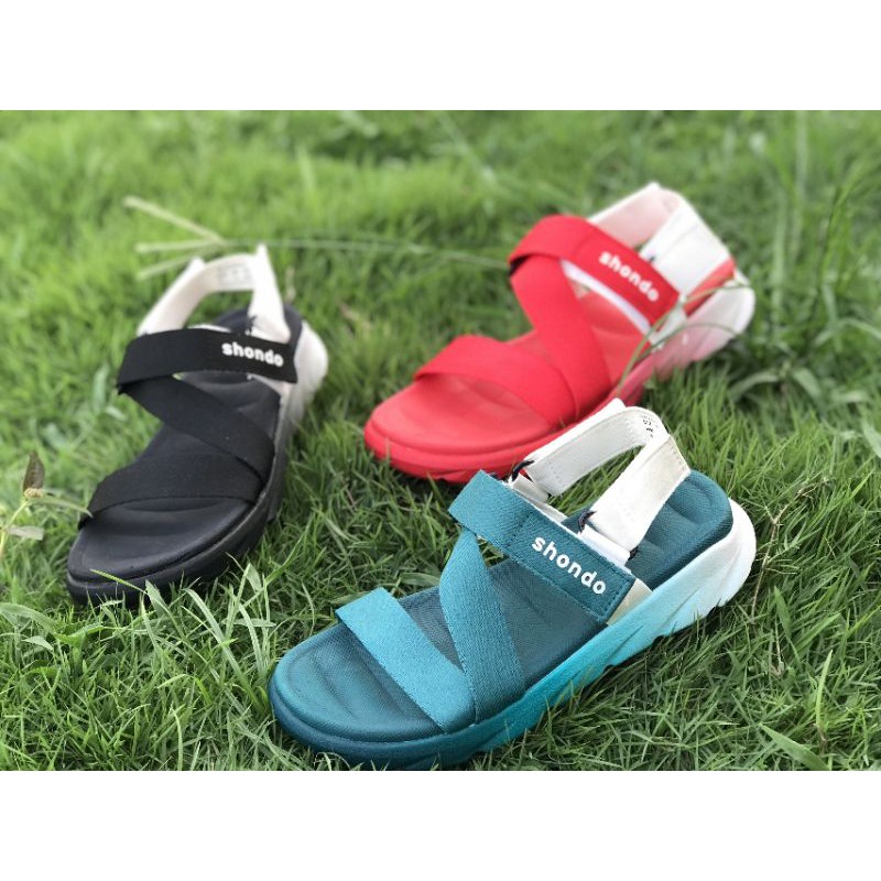 [ảnh thật] giày shondo f6s ombre đế 2 màu đen trắng f6s0339 f6s0110 f6s2130 f7