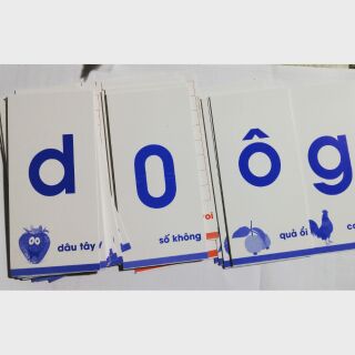 combo 10 Bộ thẻ học cho bé ( bộ 40 tờ chữ và số )